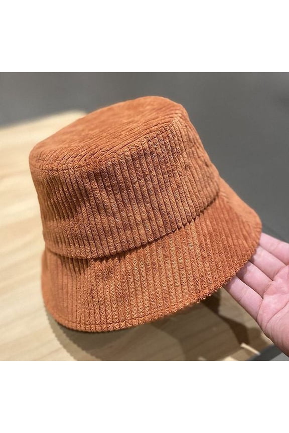 New Spring Summer Hat Corduroy Hats for Women Solid Color Bucket Hat Unisex Retro Pannama Candy Color Bob Fisherman Beach Cap