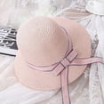 thumbnail image 1 of COCOpeaunt New Style Straw Hat Women Summer Beach Seaside Holiday Vacation Sun Protection Big Hat Straw Hat Summer Sun Hat Ladies Hat Gift, 1 of 6