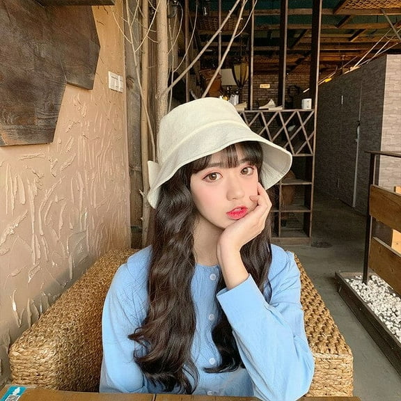 COCOpeaunt New Summer Women Bucket Hat Solid Outdoor Bowknot Cap Lady Sun Hat Female Panama Beach Cap Fisherman Hat Femme Gorros Travel Hat