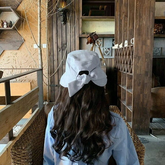 COCOpeaunt New Summer Women Bucket Hat Solid Outdoor Bowknot Cap Lady Sun Hat Female Panama Beach Cap Fisherman Hat Femme Gorros Travel Hat