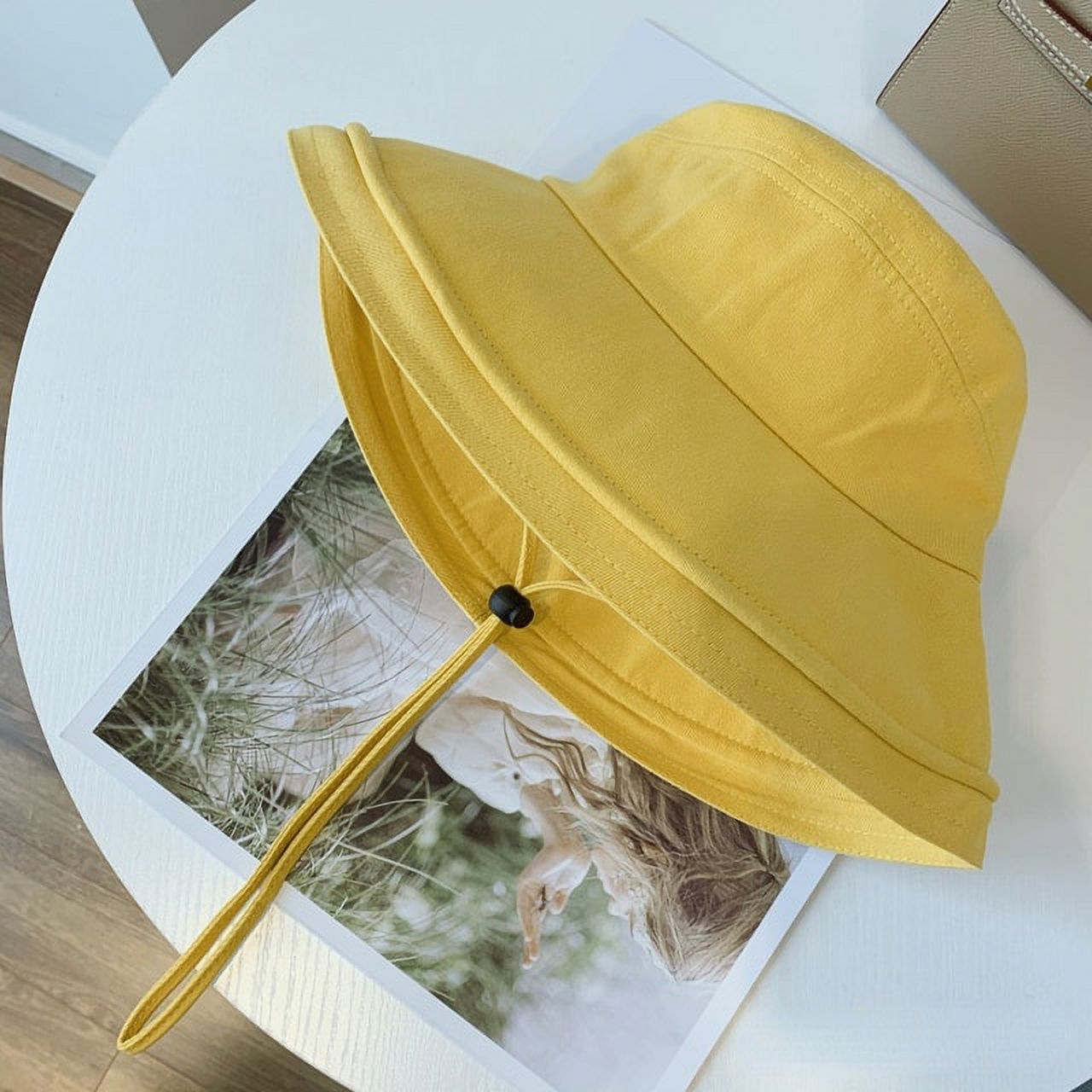 COCOpeaunt New Unisex Cotton Ladies Bucket Hat Women Summer Sunscreen Panama Hat Sunbonnet Outdoor Fisherman Cap Beach Cap Bucket Hat Men