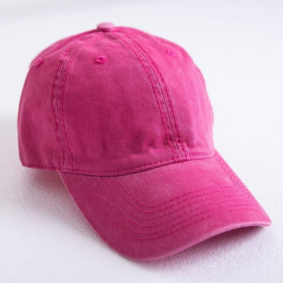 COCOpeaunt New Washed Cotton Pure Color Light Board Women Men Baseball Cap Multi-Color Optional Bone Cap Stitching Dad Hat Sun Hat Travel