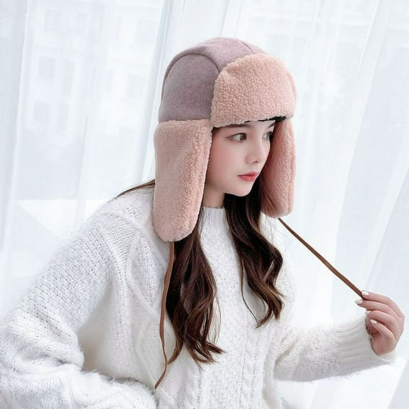 COCOpeaunt New Winter Thermal Bomber Hats Women Fashion Ear Protection Windproof Ski Cap Thicken Couple Hat Outdoor Travel Cap for Women