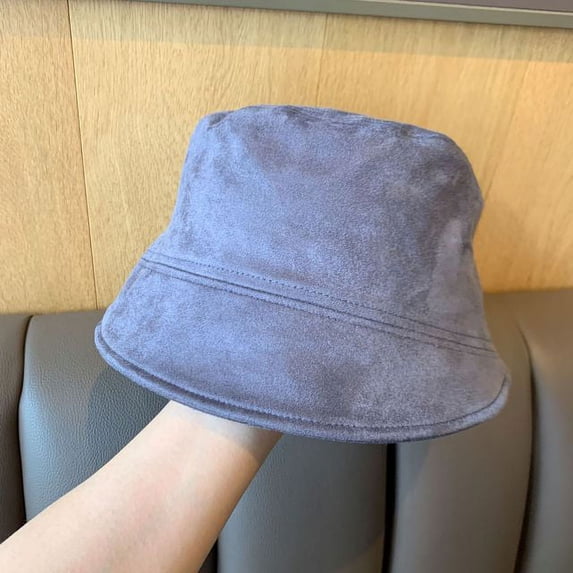 COCOpeaunt New Women Corduroy Bucket Hat for Women Winter Spring Plain Panama Outdoor Hiking Beach Fishing Cap Sunscreen Female Sunhat Bob