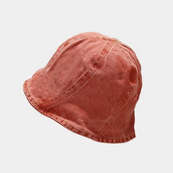 COCOpeaunt New Women Men Washed Denim Solid Vintag Bucket Hats Lady Male Spring Summer Autumn Panama Fisherman Cap Hat for Women Men