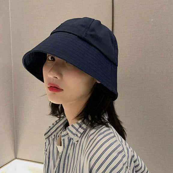 COCOpeaunt New Women Panama Summer Foldable Bucket Hat Women Outdoor Sunscreen Fishing Hunting Cap Female Basin Sun Prevent Hats Lady Cap