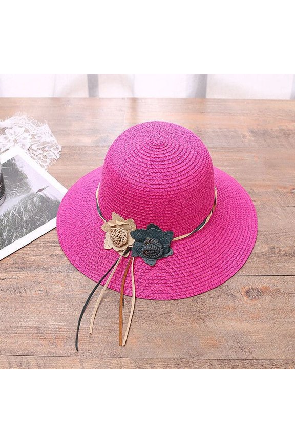 New Women Sun Hats for Wide Brim Straw Beach Side Cap Floppy Female Straw Hat Lace Solid Fringe Straw Hat Summer Hat Chapeu