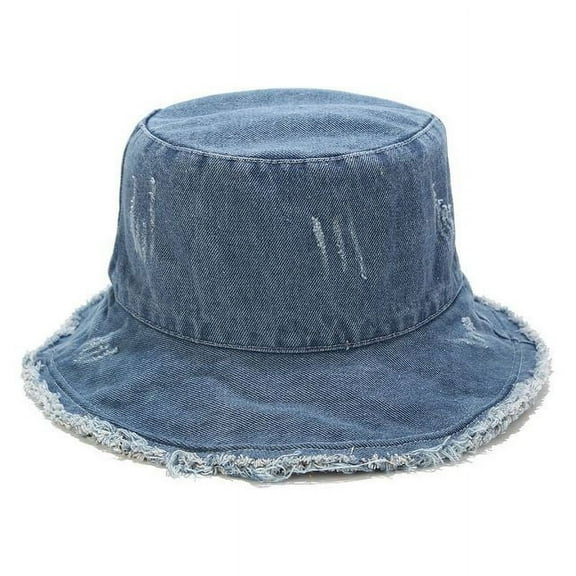 COCOpeaunt Solid Color Washed Cowboy Fishermans Hat women Outdoor Sun Hat Four Seasons Section Lovers Fashion wild Bucket Hats casquette