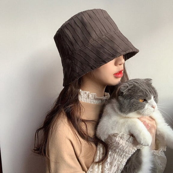COCOpeaunt Summer Autumn Vertical Stripe Bucket Hats Women Panama Hat Wear Fishing Hat Fisherman Cap for Girls Bob Femme Gorros Outdoor Hat