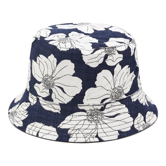 COCOpeaunt Summer and Autumn Flowers Embroidered Buckets Hat Women Flower Beach Panama Hats Top Snapback Fashion Flowers Sun Cap Summer