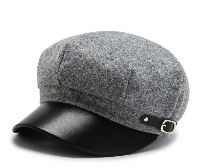 COCOpeaunt Sun Casual Military Caps Woman Woollen Cloth  display picture 2