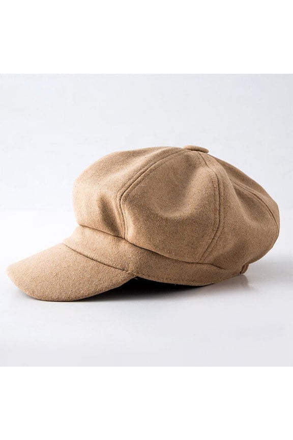 Trend Winter Hats for Women French Style Wool Bakers Boy Hat New Cool Women Baseball Cap Black Visor Hat Berets Autumn Hat