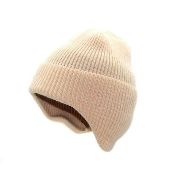 COCOpeaunt Unisex Winter Knitted Hats for Women Skullies Cap Men Beanie Hat Solid Color Caps Casual Beanies for Women Warmer Bonnet Red Hat