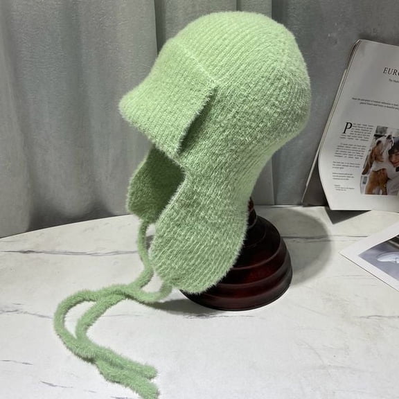 COCOpeaunt Winter Hat Keep Warm Bomber Hat Women Winter Aviator Trooper Velvet Warm Ear Protection Beanies Russian for Women Earflap Caps