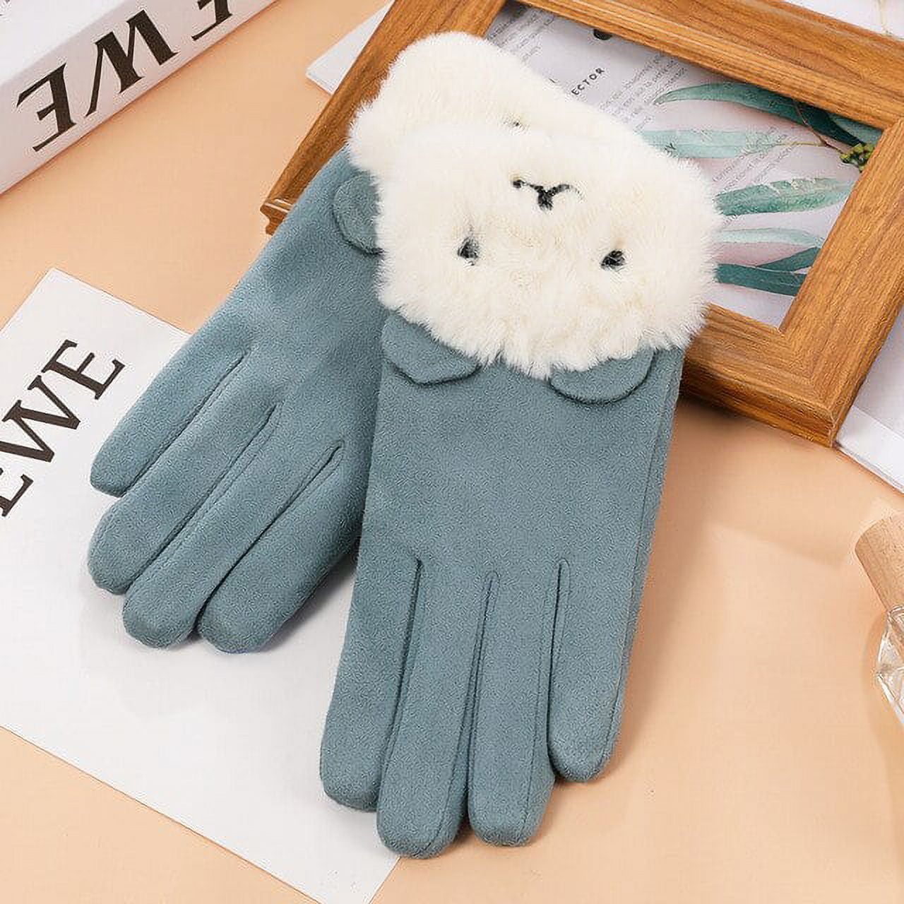 COCOpeaunt Winter Rabbit Women Touchscreen Gloves New Warmer