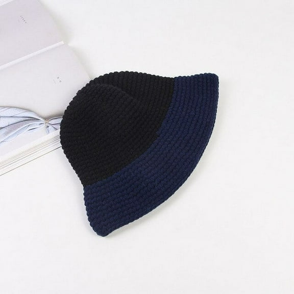 COCOpeaunt Women Girl Beret French Artist Warm Winter Spring Beanie Hat Cap Vintage Plain Beret Hats Patchwork Color Lady Present Summer