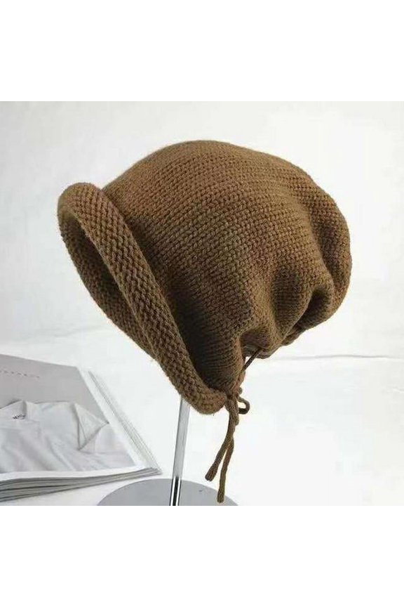 Women Knit Caps Cap Women Beanie Solid Stacking Design Beanies for Women Winter Hats Warm Lady Fashion Ski Hat for Girls Soft