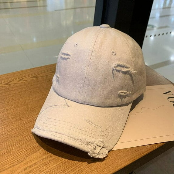 COCOpeaunt Women Ponytail Baseball Cap Washing Hats Denim Hunting Sunhat Cotton Outdoor Sports Simple Vintag Visor Casual Cap Man Hat