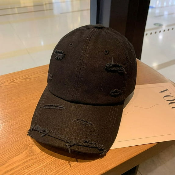 COCOpeaunt Women Ponytail Baseball Cap Washing Hats Denim Hunting Sunhat Cotton Outdoor Sports Simple Vintag Visor Casual Cap Man Hat