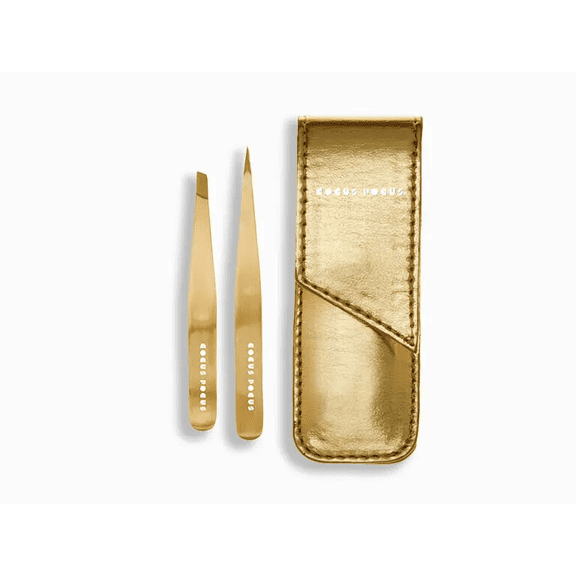 COCUS POCUS  2-pc Gold Tweezer Set