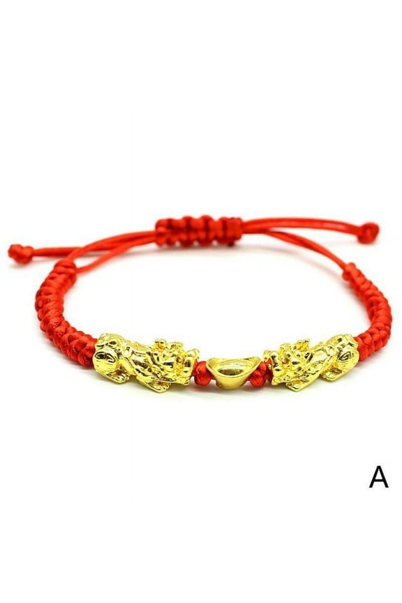 【COD】2022 Double Pixiu Red String Bracelet Y7R0