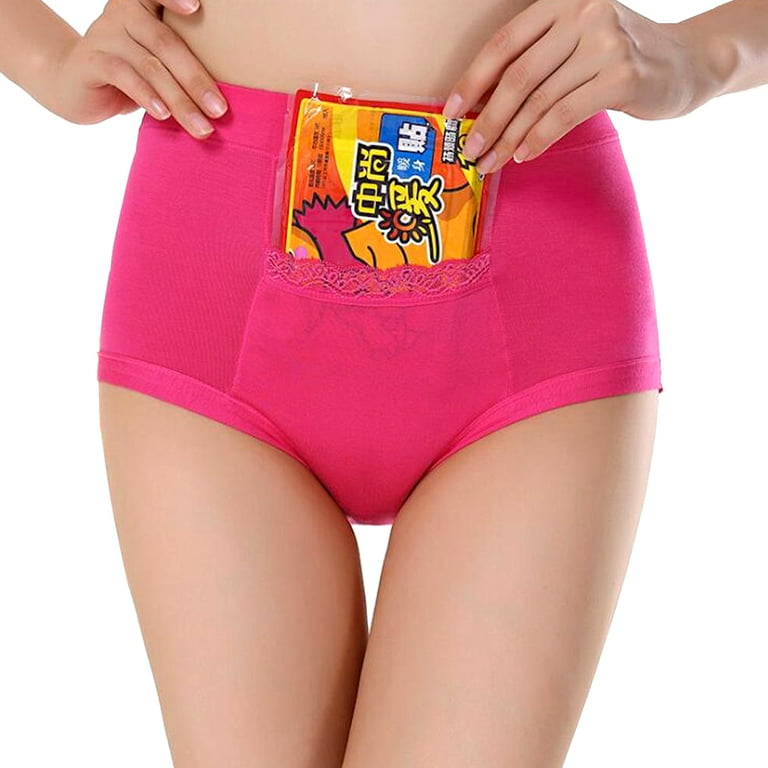 CODE RED Menstrual Underwear Period Underwear for Women Period Panties-Hot  Pink-2XL