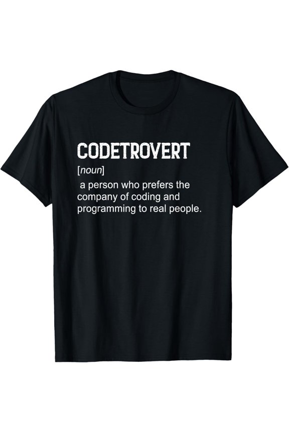 CODETROVERT Coding programmer Definition Dictionary T-Shirt