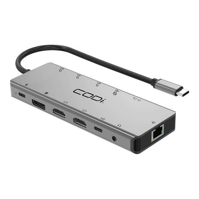 CODi 13in1 MultiPort Adapter Memory Card Reader SD, microSD