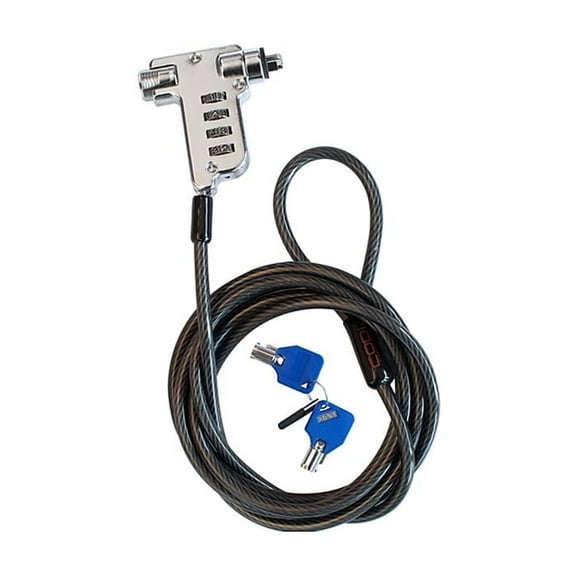 Codi A02029 Combination Cable Lock - Master Keyed Lock - Galvanized Steel - 6.50 ft