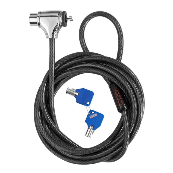 CODi Key Cable Lock with Two Keys Universal Security for Laptops and Desktops