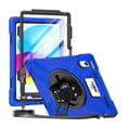 thumbnail image 1 of CODi Rugged Case for iPad 11" (A16) and iPad 10.9" 10th Generation with Integrated Screen Protector, Rotating Kickstand, Hand Strap, Shoulder Strap, Blue, 1 of 7