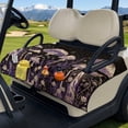 thumbnail image 1 of COEQINE 2-in-1 Golf Cart Seat Cover & Carry Bundle, Folds Like a Bag with Handle, Universal Fit for Two-Seaters, 4 Storage Pockets, Machine Washable Polyester, Purple Mushroom Floral, 1 of 8