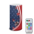 thumbnail image 1 of COEQINE 4th of July Eagle American Flag Star LED Candle Patriotic Flickering Wick Electric Candles Independence Day Decorative Tealight for Home Fourth of July Decoration, 1 of 7