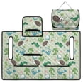 thumbnail image 1 of COEQINE All-Season Golf Cart Seat Protection, 4 Pockets Quilted Cover with Handle, Folds Like a Tote for Carry, Universal Fits Most 2-Seater Carts, Hedgehog Cactus Golf Pattern, 1 of 8