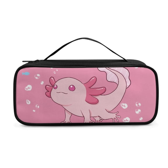 COEQINE Axolotl Heart Stethoscope Storage Bag Stethoscope Case for Nurse and Doctor Stethoscope Holder Case Storage Bags with Zipper Storage Bags for Moving