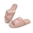 thumbnail image 1 of COEQINE Axolotl Pink Fluffy Slippers for Women, Open Toe Fluffy Sandals Cute House Slides Foldable Washable Slip On House Shoes Quiet Slippers for Hardwood Floors, 42-43, 1 of 7