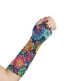 thumbnail image 1 of COEQINE Boho Mandala Flower Arm Cast Cover Arm Cast Sleeve with Thumb Cover Size S Fabric Protectors for Wounds Machine Washable Wound Care Supplies for Kids Girls Women, 1 of 7