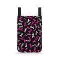 thumbnail image 1 of COEQINE Breast Cancer Crutch Bag Pink Ribbon Broken Foot Underarm Crutch Pouch Universal Crutch Accessories Bag Adjustable Walking Cane Pouch for Women Gifts for Women Friends, 1 of 7