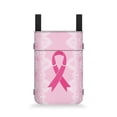 thumbnail image 1 of COEQINE Breast Cancer Crutch Bag Pink Ribbon Universal Crutch Accessories Bag Universal Crutch Pouch Adjustable Forearm Crutch Bag Pouch Cane Bag for Seniors Women, 1 of 7