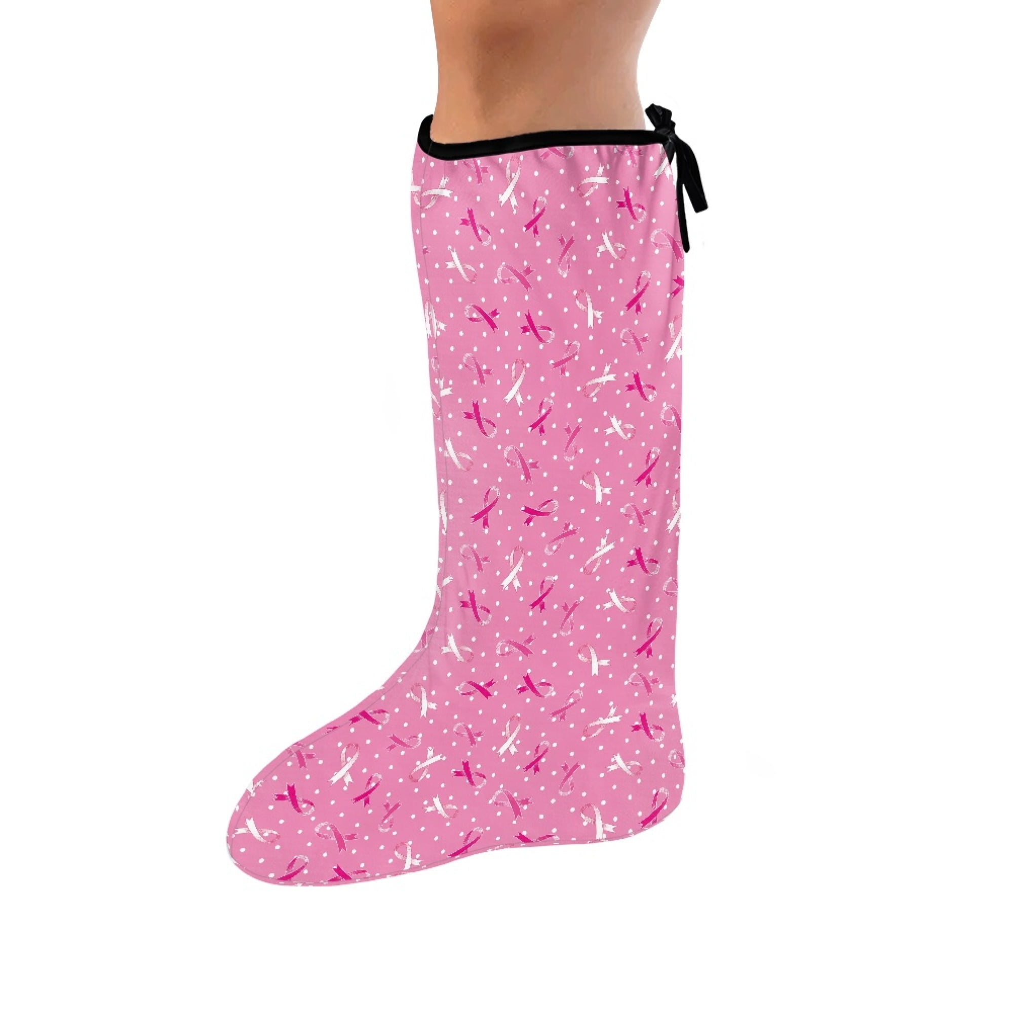 COEQINE Breast Cancer Pink Ribbon 2 PCS Leg Cast Cover Outdoor ...