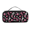 thumbnail image 1 of COEQINE Breast Cancer Ribbon Heart Stethoscope Storage Bag for Doctor Stethoscope Pouch Stethoscope Bag for Nurses Storage Carrying Bag for Nurse Accessories Stethoscope Bag Thin, 1 of 7