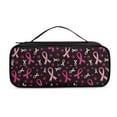 thumbnail image 1 of COEQINE Breast Cancer Ribbon Stethoscope Storage Bag Dog Paw Stethoscope Bag Holder for Nurse Accessories for Work, Medical Bandage Portable Stethoscope Case Compatible for Doctor, 1 of 7