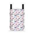 thumbnail image 1 of COEQINE Butterfly Crutch Pouch Crutch Bag Pouch with Water Bottle Cane Pouch Bag Compartments Adjustable Crutch Organizer Pouch Walking Cane Pouch for Kids, Men, Women, 1 of 7