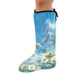 thumbnail image 1 of COEQINE Butterfly Daisy Leg Cast Covers Size L Outdoor Leg Protection Cover Elastic Cast Socks Cover Cast Leg Cast Cover for Showering After Surgery Gifts for Friends, 1 of 7