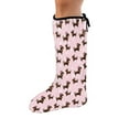 thumbnail image 1 of COEQINE Christmas Dachshund 2 Piece Leg Cast Cover Short Foot Cast Cover Knee Cast Sock Large Adjustable Cast and Bandage Protector Fashionable Leg Cast Cover Sock Xmas Gifts, 1 of 7