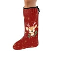 thumbnail image 1 of COEQINE Christmas Deer 2 Pack Leg Cast Covers Cast Sleeve for Foot Leg Protector Medium Leg Cast Protector Easy to Clean Leg Plaster Sleeve Stylish Cast Socks Cover After Surgery Gifts, 1 of 7