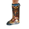 thumbnail image 1 of COEQINE Christmas Set of 2 Leg Cast Covers Snowman Cast Sleeve for Foot Leg Protector Stylish Cast Socks Cover Reusable Wound Care Supplies Christmas Gifts for Friends Family Large, 1 of 1