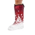 thumbnail image 1 of COEQINE Christmas Tree 2 Pieces Leg Cast Cover Outdoor Leg Protection Cover Removable Cast Protector Cover-L Below The Knee Leg Cast Sleeve Christmas Decorative Leg Plaster Cover, 1 of 7