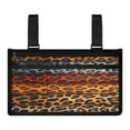 thumbnail image 1 of COEQINE Colored Leopard Print Wheelchair Armrest Side Hanging Storage Bag Wheelchair Side Bags for The Armrest Wheelchair Bags for Back of Chair for Seniors Wheelchair Side Arm Bags, 1 of 1