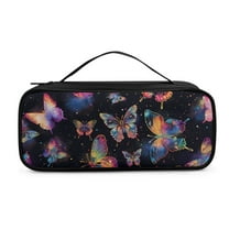 COEQINE Colorful Butterfly Stethoscope Storage Bag Stethoscope Pouch Storage Bags with Zipper Holder Case Personalized for Stethoscope Stethoscope Bag for Travelers with Medical Conditions